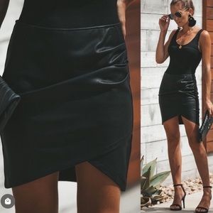 Brand new Vici Rock n Roll faux leather skirt
